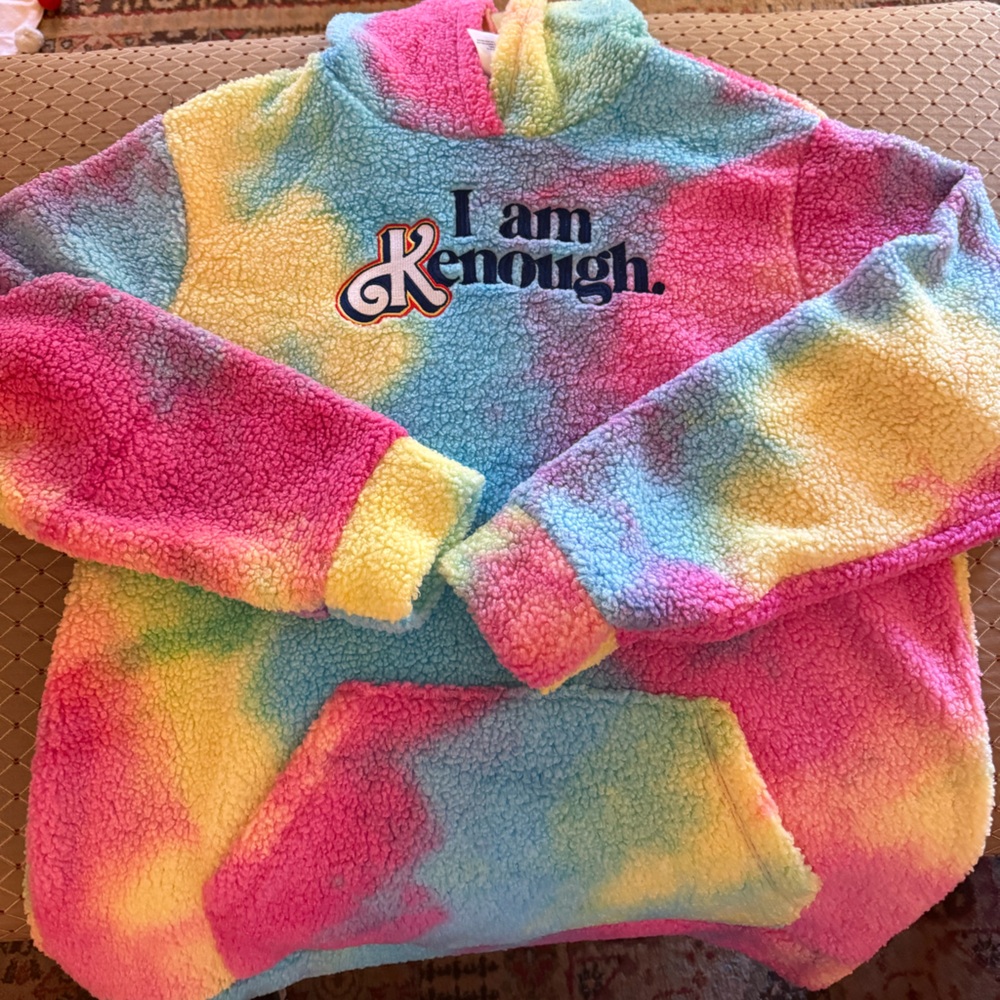 Barbie “I am Kenough” Hoodie Sweatshirt by Mattel, Size XL
